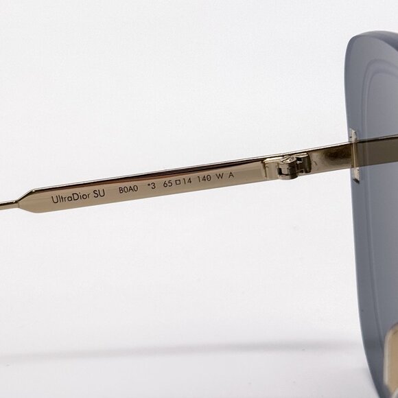 NEW DIOR ULTRADIOR SU B0A0 GOLD SMOKE WOMEN SUNGLASSES DIOR - Picture 10 of 12